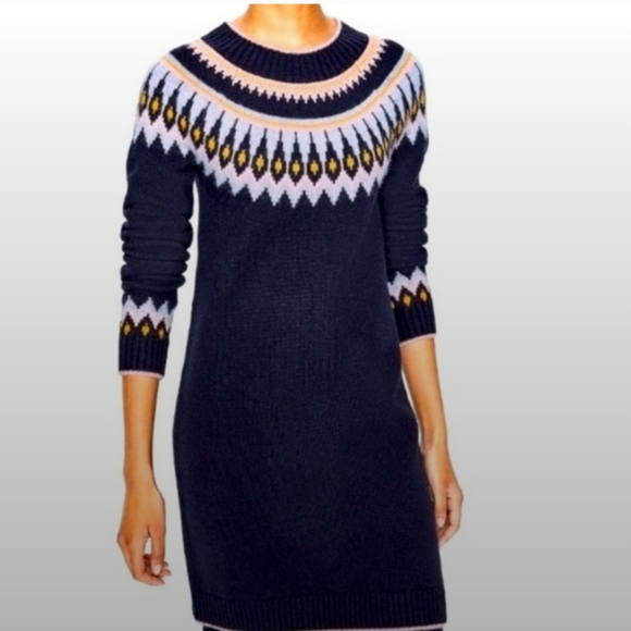 Boden Dresses & Skirts - Boden Women's Agnes Fair Isle Sweater Dress, Size 10, Long Sleeve See Pics